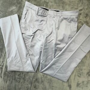 Perry Ellis Portfolio‎ Men's 34x34 Flex Stretch Dress Pants Gray